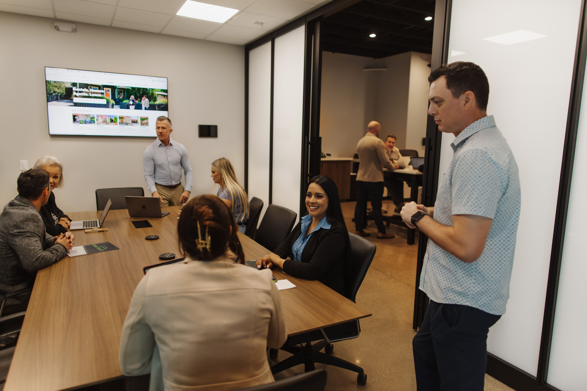 The Howe Realty Group team in their West Valley office